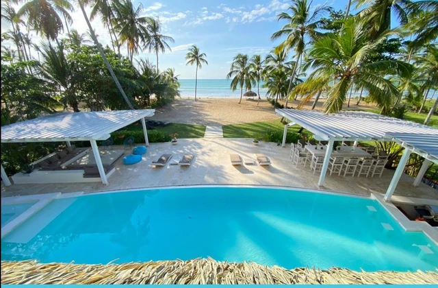 Villa Ocean Lodge Coson Las Terrenas Pool beach